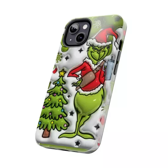 Grinch Tough Phone Cases Samsung S20 S21 S22 S23 Iphone 15 14 13 12 11