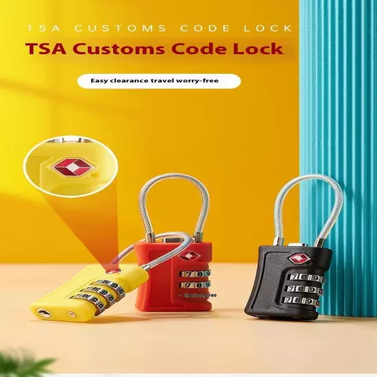 New Tsa Customs Code Lock Travel Luggage Password Lock Changeable Lock Padlock