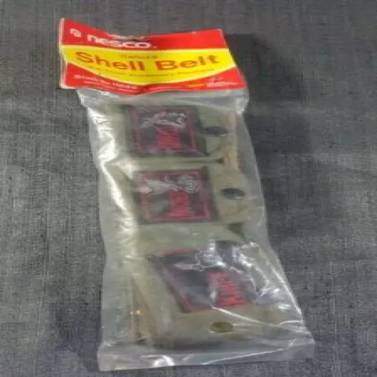 NESCO DELUXE SHELL BELT 3 POCKETS NEW IN PACKAGE H245 