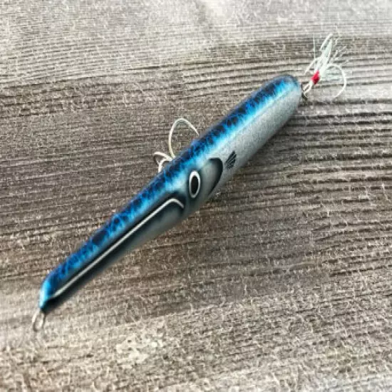 Spasm Needlefish Lure Salt Water Handmade Blue Gray 15cm (6inc)