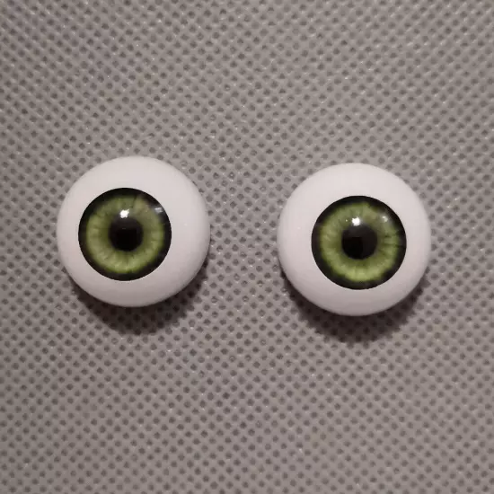 2x Lifelike Reborn Baby Doll Eyes Acrylic Eyeball For Newborn Doll Supplies DIY