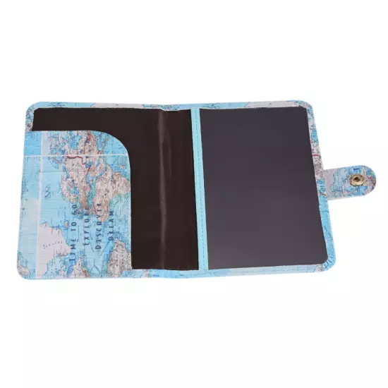 Cute Printing PU Leather Passport Holder Protection Cover ID Credit Cards Case