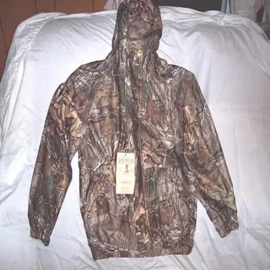 Boys 2X Rain Coat Non Insulated Rain Jacket Realtree Camo Jacket Water Proof 