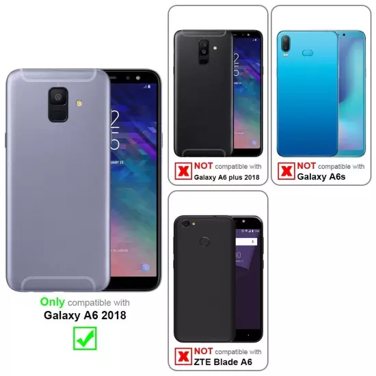 3x Fullcover Tempered Glass for Samsung Galaxy A6 2018 Screen Protection Film