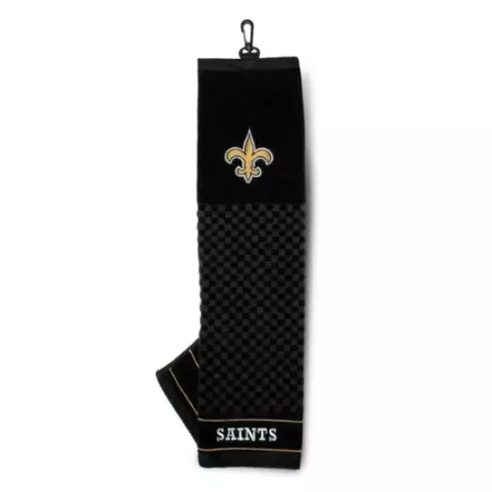 NFL Embroidered Tri-fold Towel - New Orleans Saints Golf 