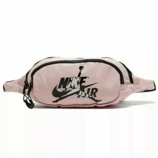 Nike Air Jordan Unisex Crossbody Bag Waist Fanny Pack Coral Pink 9A0260-A7F $30