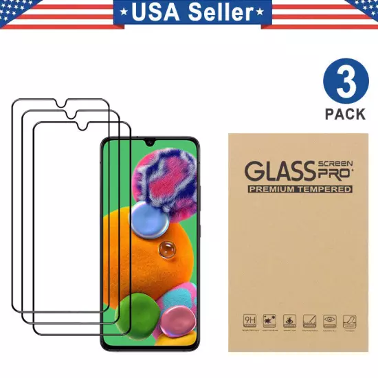 3PK Tempered Glass Samsung Galaxy A03S A04e A12 A13 A14 A23 A33 A42 A52S A53 A54