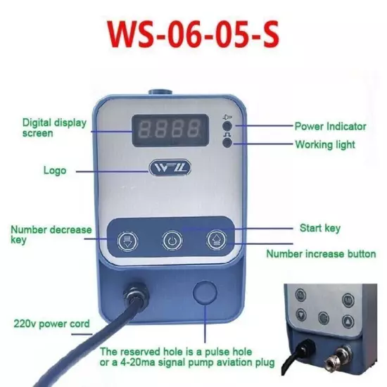 220V Metering Pump Dos Pump Electronic Acid Chlorine Chemical Dosing Pump