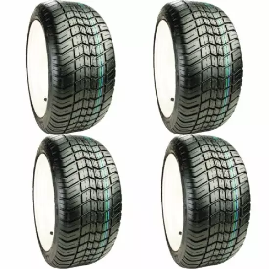 Set of 4 - Golf Cart Tires 215/40-12 Excel Classic DOT Street Tire; 4 Ply