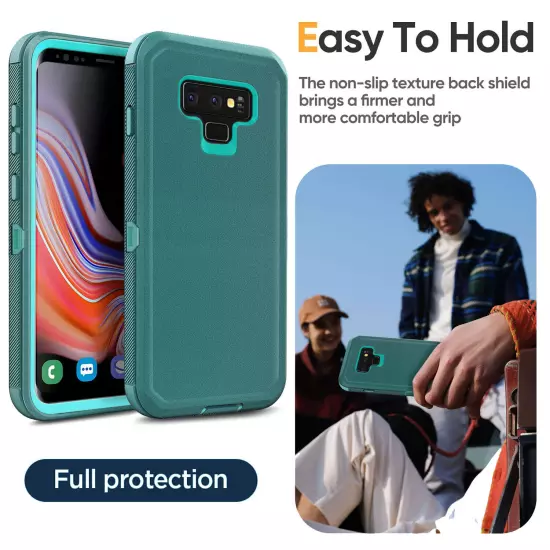 For Samsung Galaxy Note 9 Heavy Duty Shockproof Phone Case Cover / Belt Clip