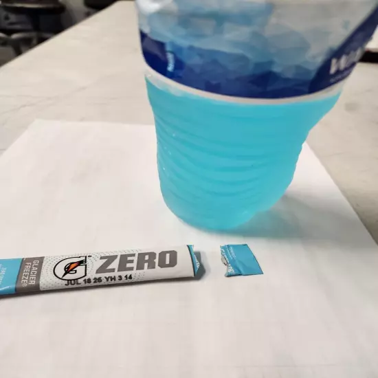 Gatorade G Zero Glacier Freeze Sugar Free Powder Sticks 6 Boxes (60 Sticks)