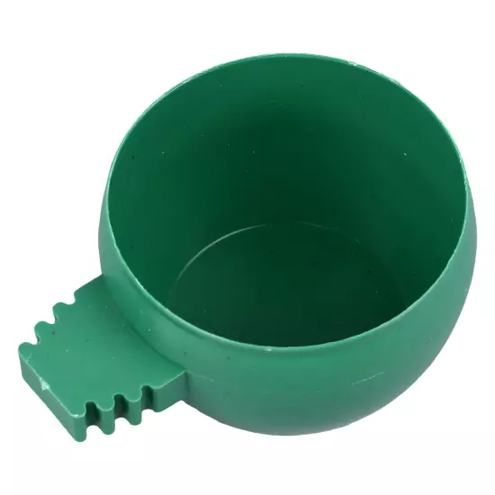 Bird Feeder Cage Cups Thickened Water Bowl Round Feeding Sand Cup