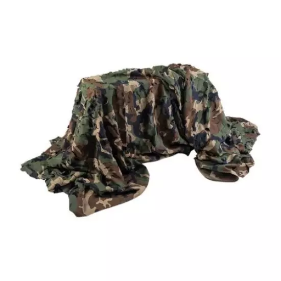 Professional Military Hunting Laser Cut Camo Net - WOODLAND 1,5x3m 100% Taslan