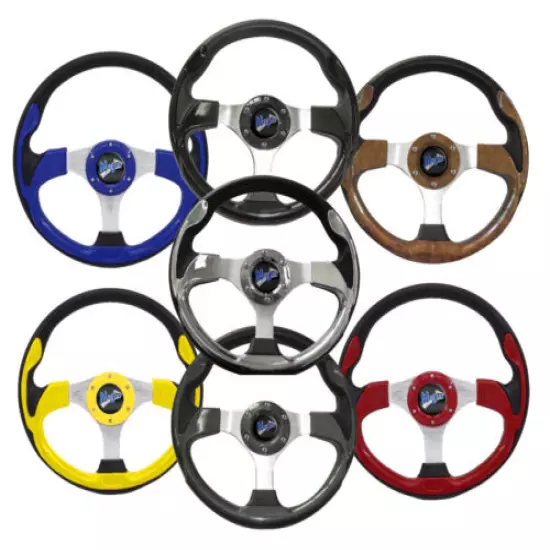 Madjax Ultra II Golf Cart Steering Wheel and Adapter - Choose from 7 Colors