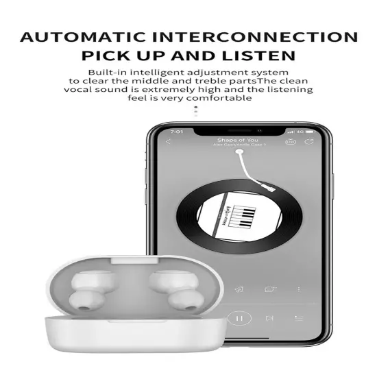 TWS Bluetooth 5.0 Wireless Earbuds Headphone Headset Noise Cancelling Waterproof