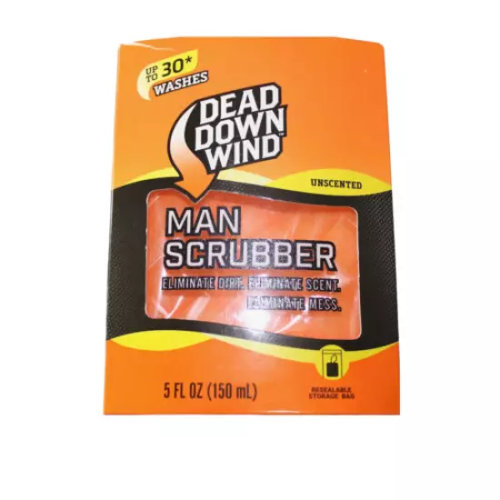 Lot Of 2 Dead Down Wind Man Scrubber Unscented New