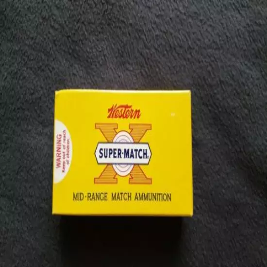 Vintage Ammo Boxes Western Super-Match .38 Special, Excellent Condition! 