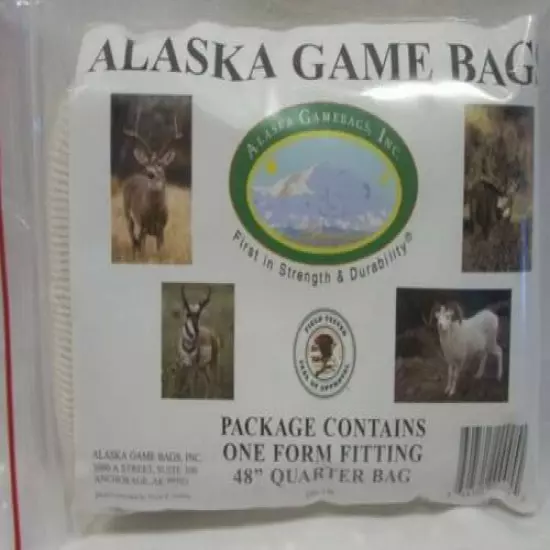 Alaska Game Transport Bags 48" Rolled Single Quarter Deer Sheep Anelope DSC148