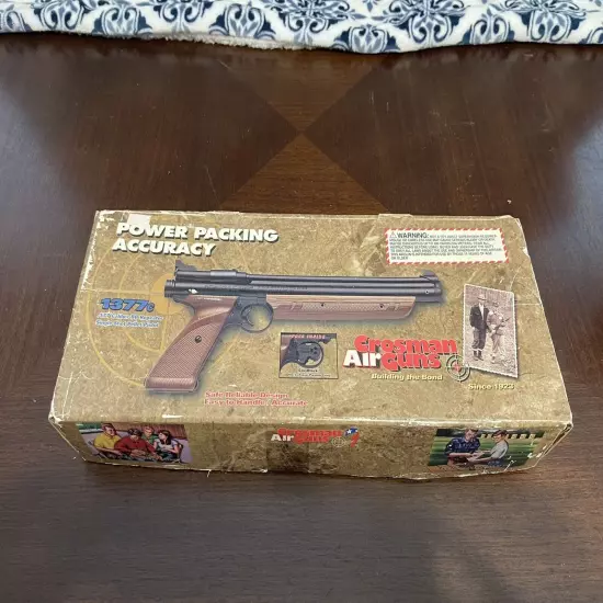 Vintage Crosman American Classic 1377 .177 Cal BB Air Gun Pistol W/box