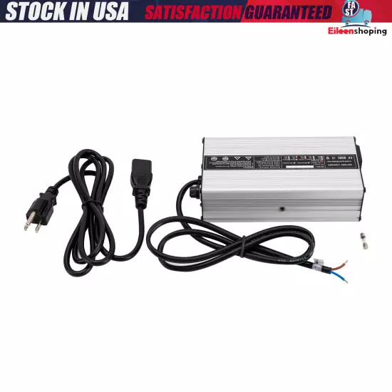 36 Volt DL-220W Golf Cart Battery Charger with Power Supply Cable New