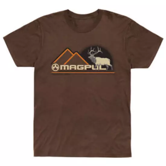 Magpul Industries Corp MAG1234203L Wapiti Brown Heather Short Sleeve Large Shirt