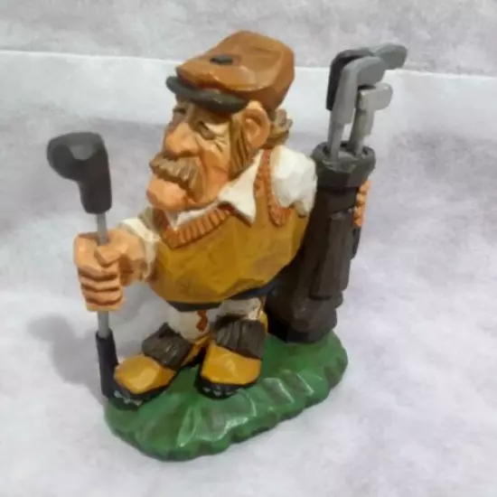 The David Frykman Portfolio Figurine The Golfer 61/4" H Collectible Great Gift