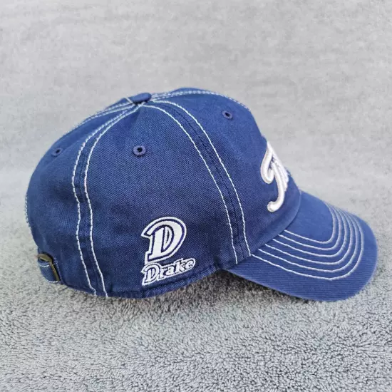 Drake University Titleist Hat Baseball Cap OSFM Golf Cap Blue Strapback 