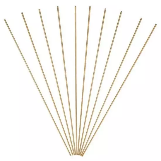 20PCS Wire Brazing Easy Melt Welding Rods Low Temperature 2mm X 250mm Brass