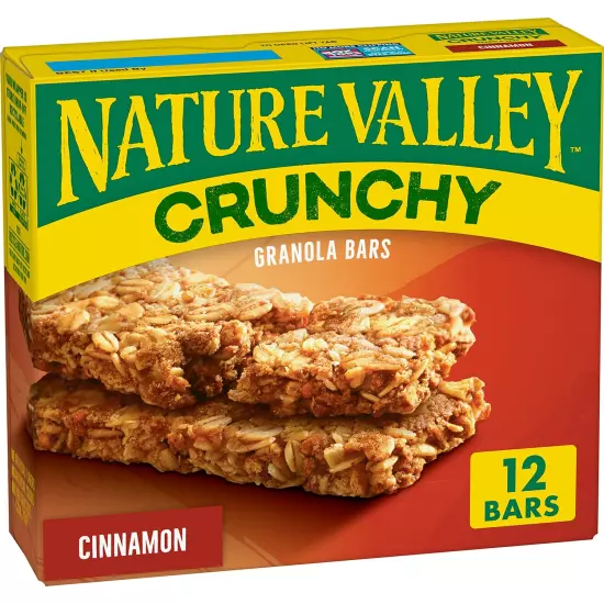 Granola Bars Crunchy, Cinnamon, 8.94 Oz