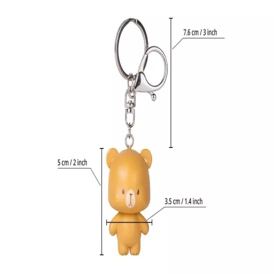 milkmochabear Milk and Mocha Enamel and Figurine Keychain [Choose Variation] NEW