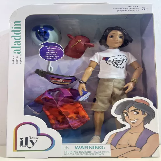 Disney ILY 4 Ever Aladdin Inspired 11” Doll And Accessories Pack NEW 2024