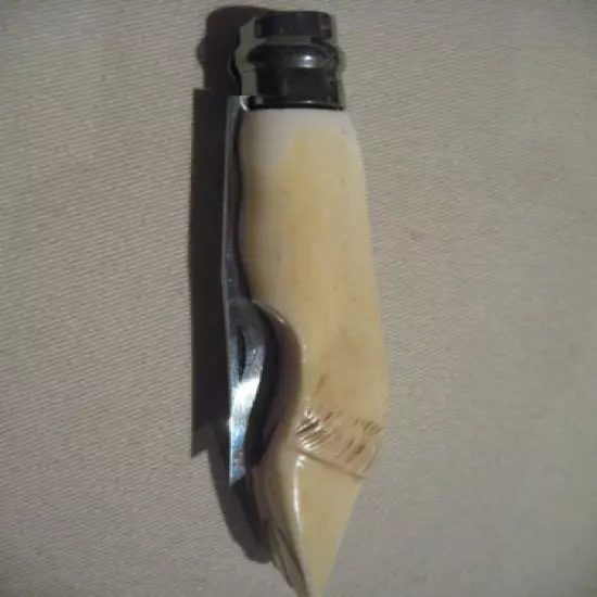 FRENCH OPINEL KNIFE, UNIQUE CUSTOM, NUMBER 6 , 18TH CENTURY HANDLE