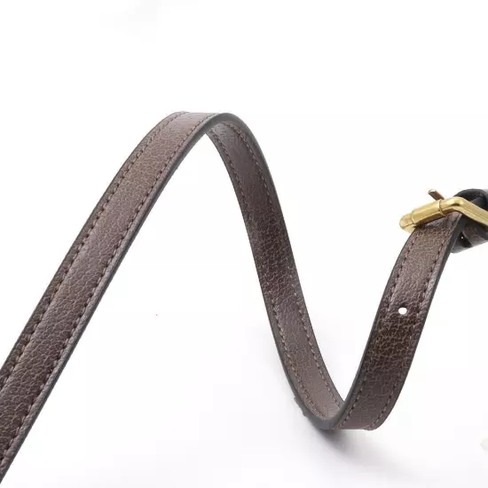 35''-47'' Leather Crossbody Shoulder Strap Horse Buckle For Gucci Replacement