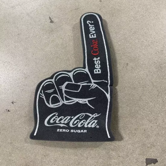 Coca-Cola Coke Zero Sugar - Promotional Foam Finger (Best Coke Ever?)