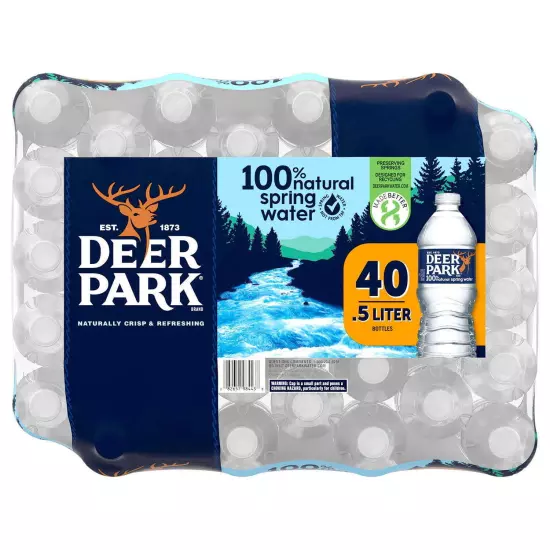 Deer Park 100% Natural Spring Water 16.9 oz. 40 pk. (Pack of 2) Free Shipping