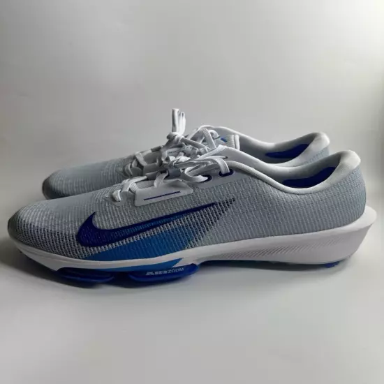 Nike Mens 13 Air Zoom Infinity Tour 2 Golf Shoes (Wide) Grey/Blue FD0218-001 NEW