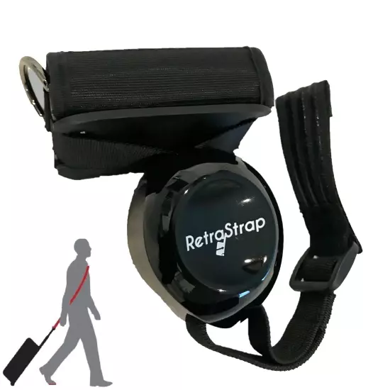 RetraStrap Hands Free your carry-on luggage - Anti theft.