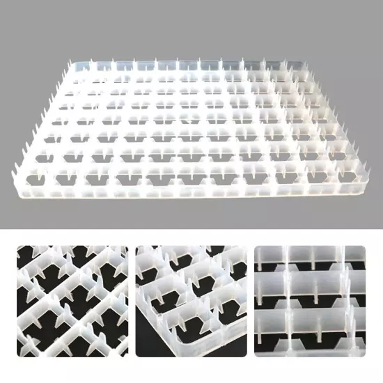 5*Egg Hatching Incubator Trays Chicken Quail Pheasant Duck 88 Egg Plastic Holder