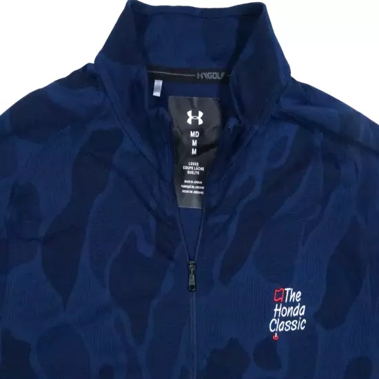 UNDER ARMOUR VANISH DIVERGE THE HONDA CLASSIC MEDIUM 1/4 ZIP MOCK PULLOVER