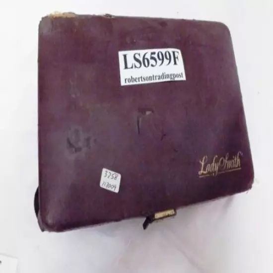 Smith & Wesson 1999 Model 65 Ladysmith Fitted Jewelry Case Leatherette Velvet