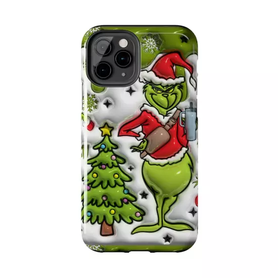 Grinch Tough Phone Cases Samsung S20 S21 S22 S23 Iphone 15 14 13 12 11