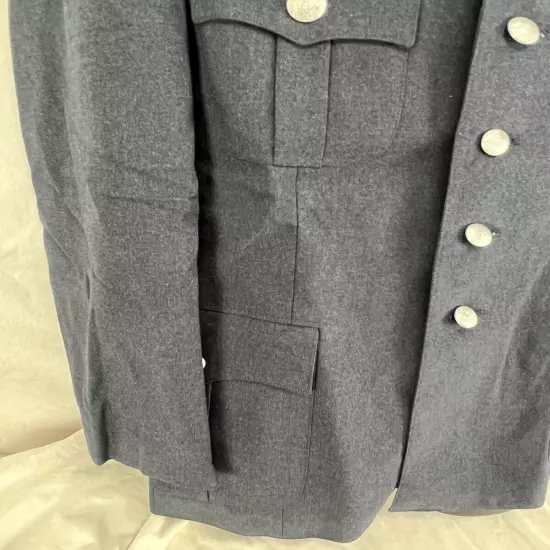 Vintage German Luftwaffe Dress Uniform Jacket 1980 Dated Size 25 Pants 35x31