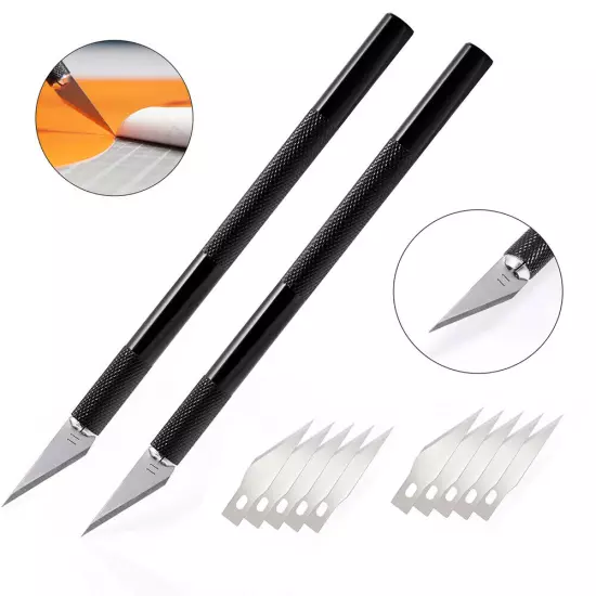 Precision Sharp Vinyl Film Cutting Knife 10 Razors Art Knife Hobby Craft Cutter