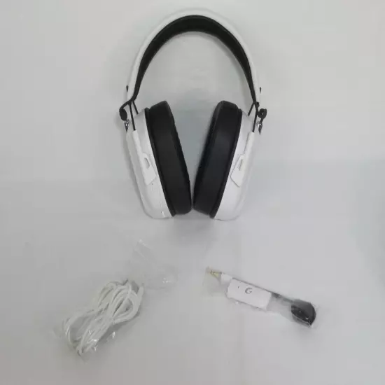 Gaming Headset White Captain 500 Compatible W/ PC, Phone, Playstation & More