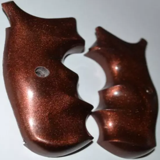 Ruger Security Six / Service Six pistol grips antique copper plastic with screw