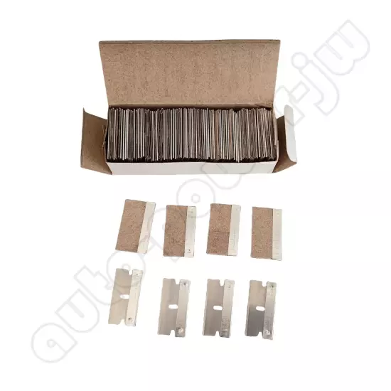 100 PCS Razor Blades Single Edge Extra Sharp Heat Treated Safety Knife Scrapers