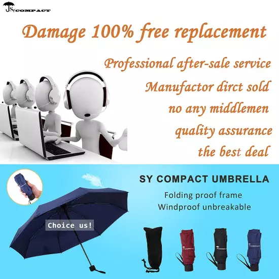 Umbrella - Lightweight Portable Mini Compact Umbrellas-Factory Outlet Shop