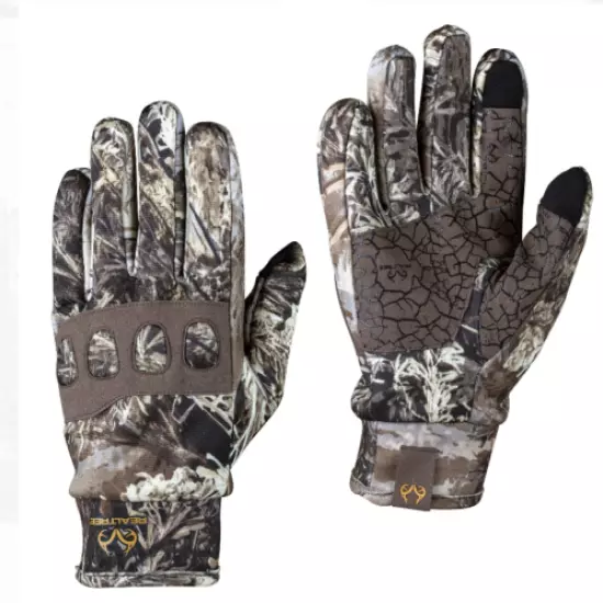 Medium Mens Realtree Max-1 XT MidWeight Gloves Camo Winter TOUCH SCREEN Shooting