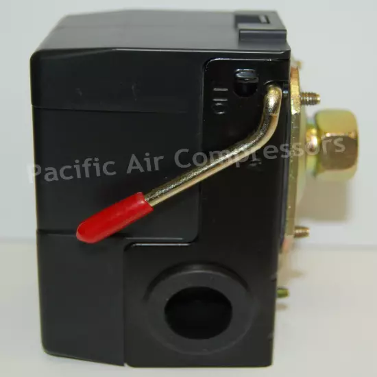 CAMPBELL HAUSFELD PRESSURE SWITCH 95 PSI ON 125 PSI OFF SINGLE PORT UNLOADER