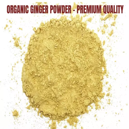 ORGANIC GINGER POWDER - Herbs Spices - Premium Grade - FREE POSTAGE